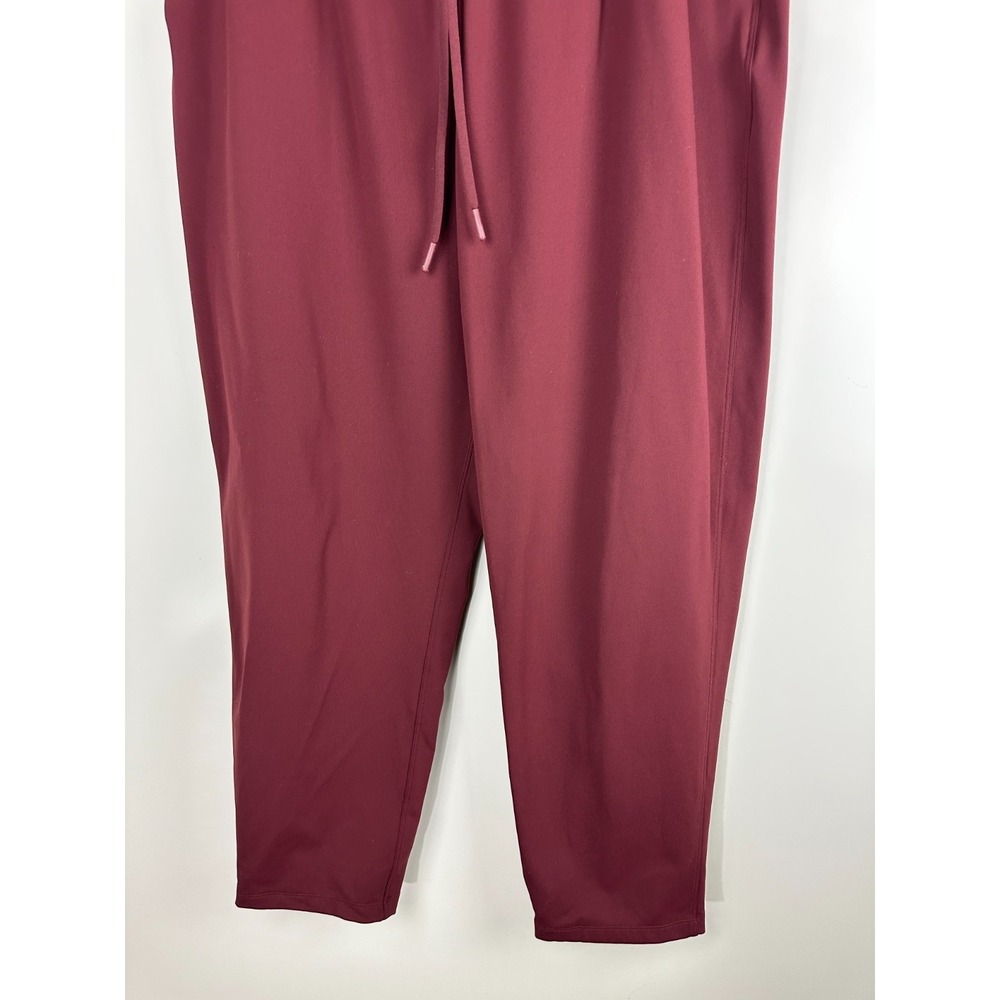 Lululemon Keep Moving Pant 7/8 High Rise Pockets Stretch Cassis Maroon Size 14 - Picture 3 of 13